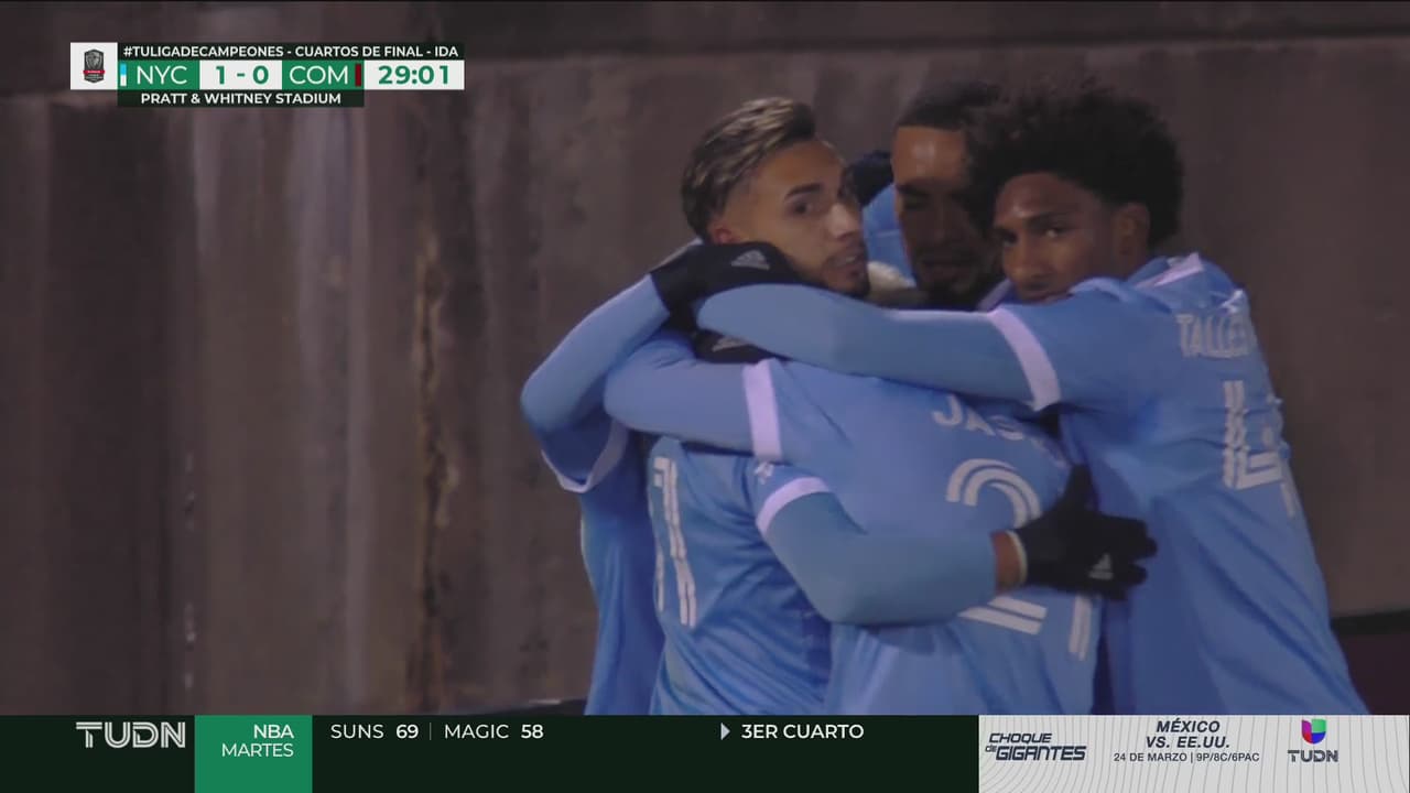 ¡Ahora sí! Castellanos marca de cabeza el 1-0 de New York