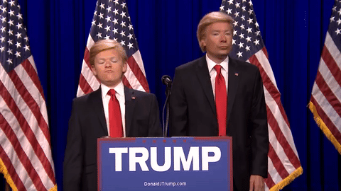 En el programa de Jimmy Fallon, un pequeño de 14 años parodió al precandidato presidencial.