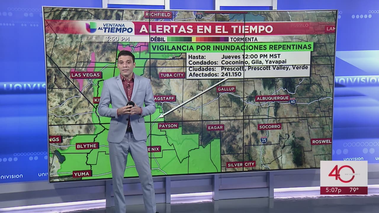 Se esperan tormentas eléctricas y nevadas en Arizona para este martes 