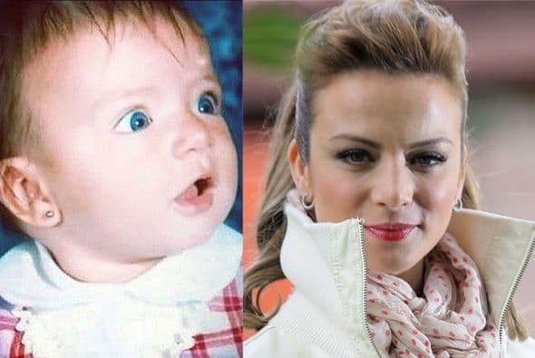 ¿Reconociste a esta tierna bebé? ¡Claro! Es nada más y nada menos que Silvia Navarro.