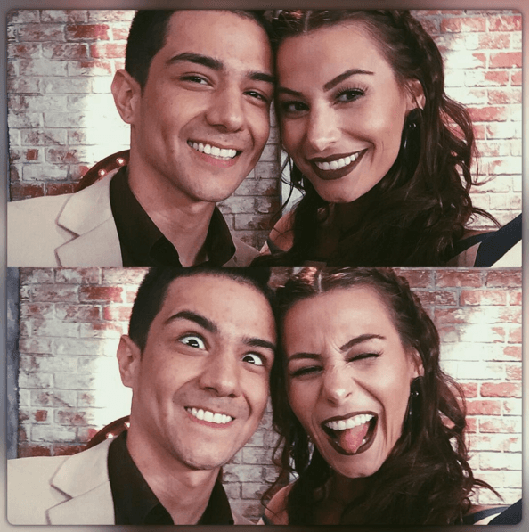 Nastassja Bolivar está divertidísima durante su participación en Premio Lo Nuestro.