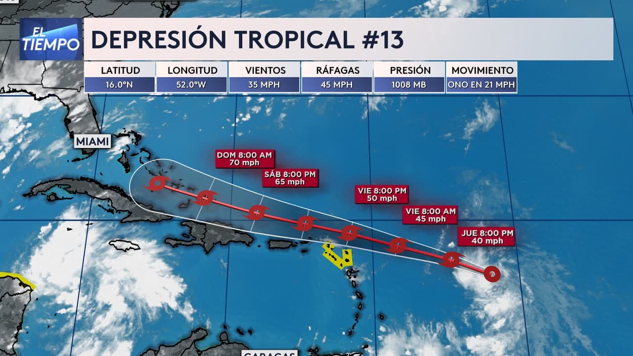 Esta tarde podría formarse la próxima tormenta tropical y Florida está en su trayectoria 

