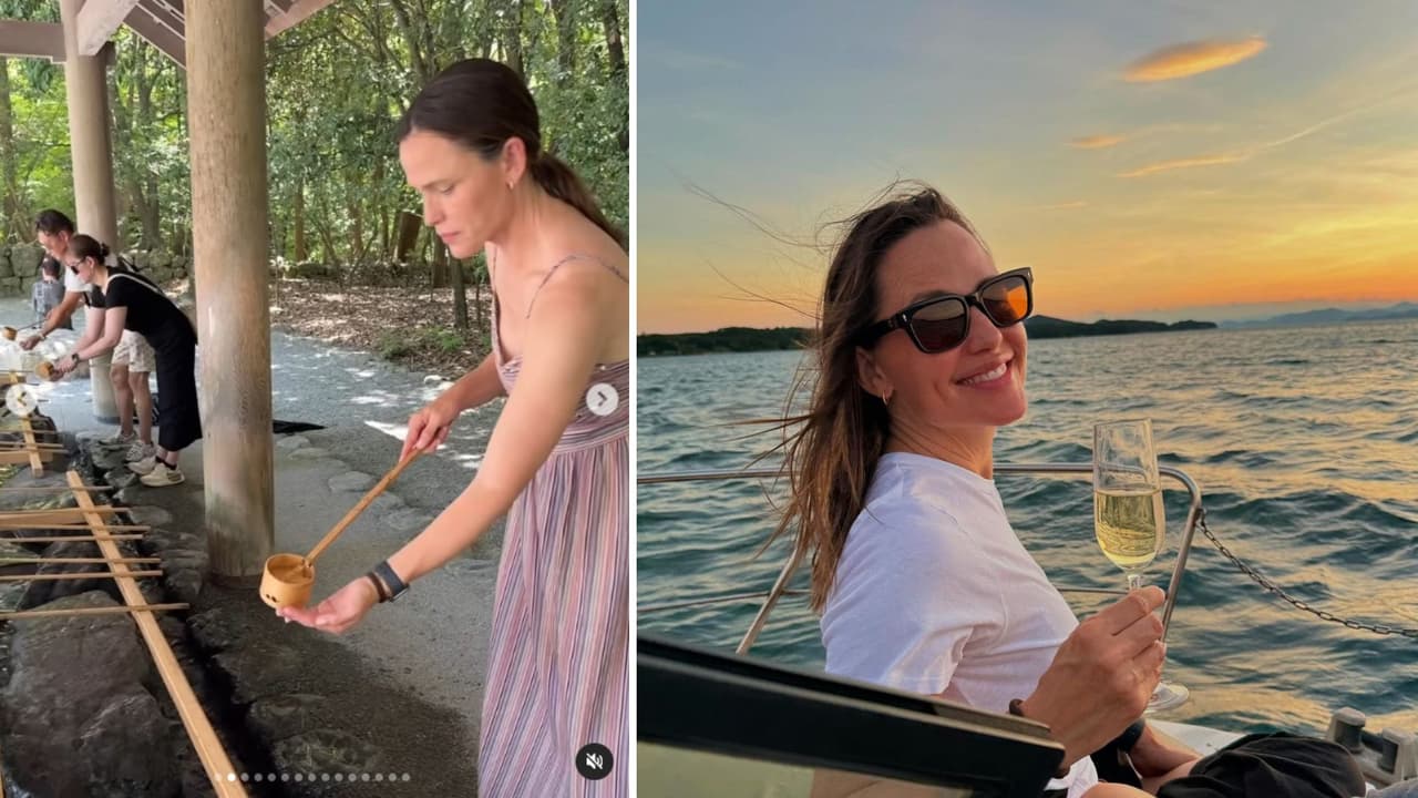 Jennifer Garner disfrutó de su paseo en Japón.