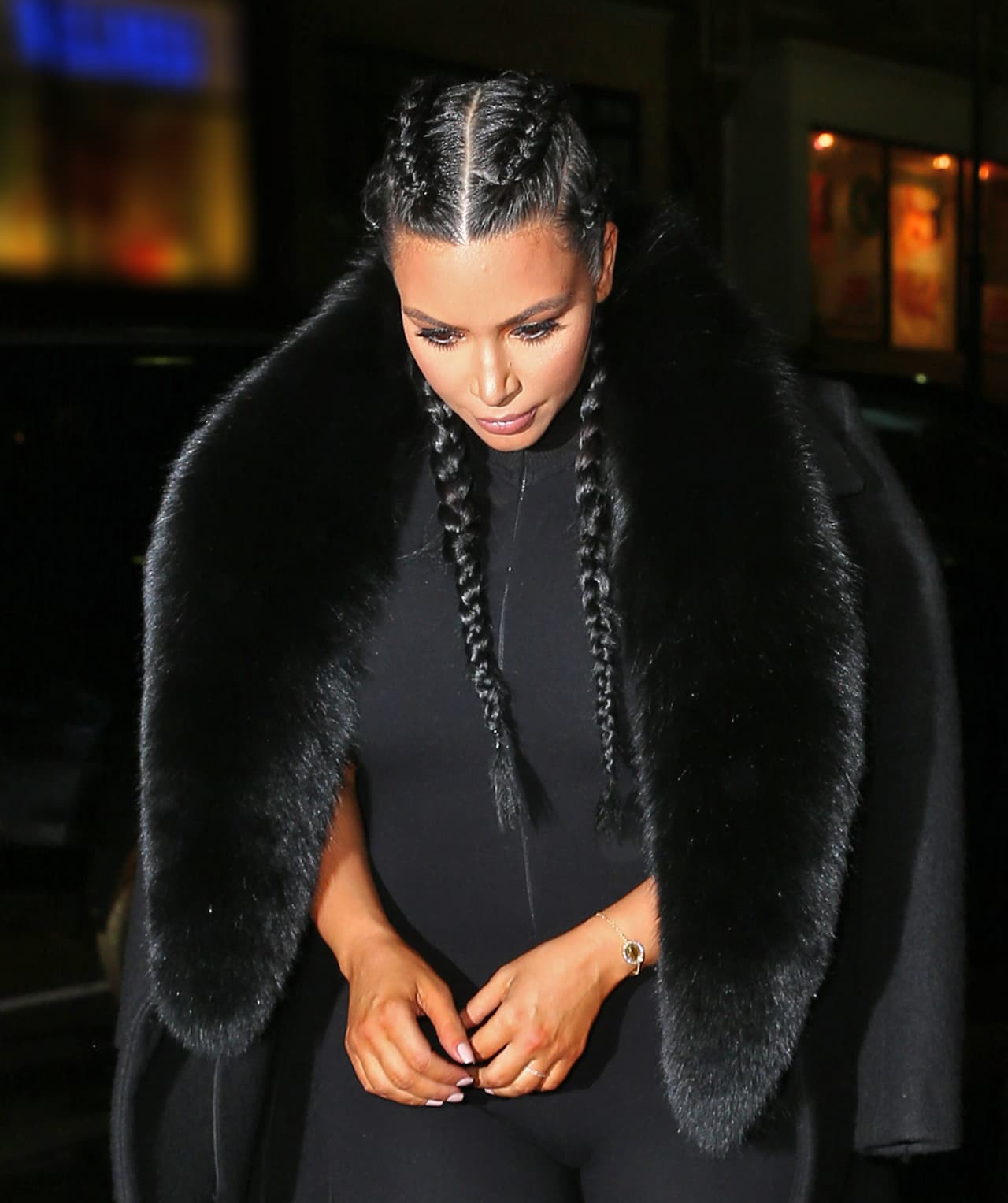 Tal vez la diva aún no se siente muy cómoda con su figura.