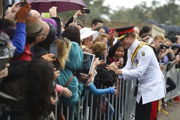 Fue recibido por los australianos como toda una estrella de rock.