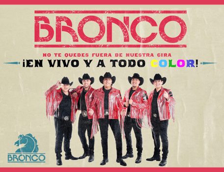 Gana boletos VIP al concierto de Bronco