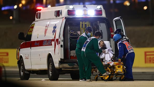 Grosjean abandonó el hospital tras su espantoso accidente