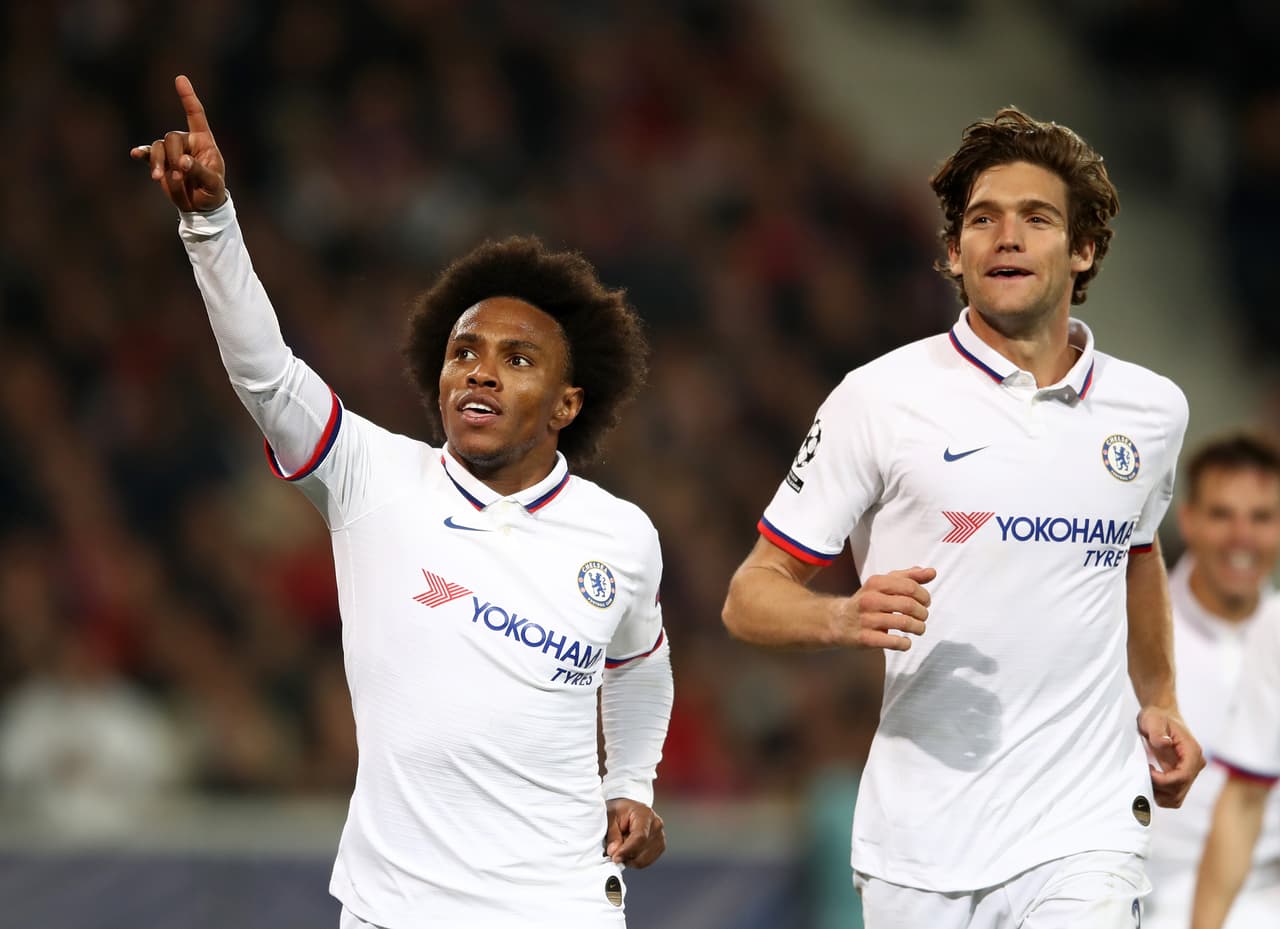 Lille 1-2 Chelsea. Osimhen marcó para el Lille; Abraham y Willian para los de Lampard.