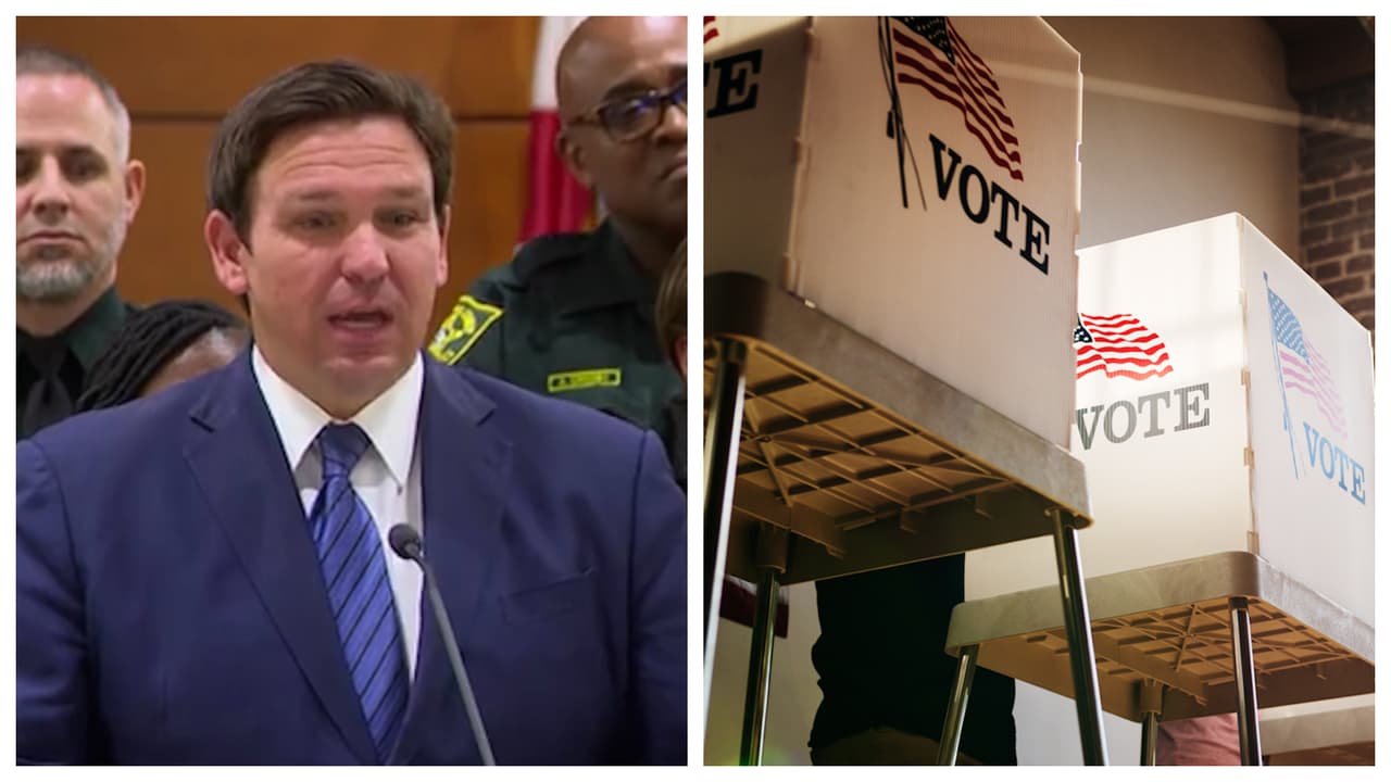 “Es un delito en Florida”: gobernador Ron DeSantis anuncia 20 arrestos por fraude electoral