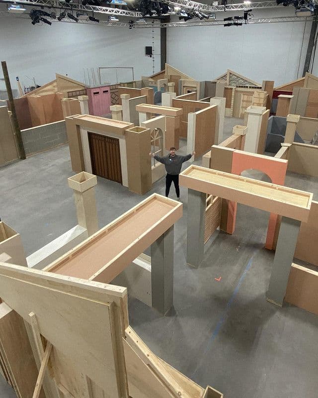 La construcción de 'El Juego del Calamar' en la vida real.