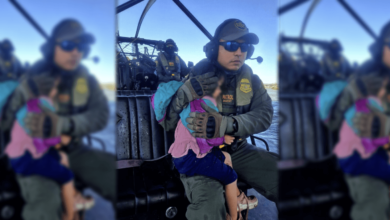 Traficante de personas abandona a una niña de 4 años a orillas del Rio Grande 