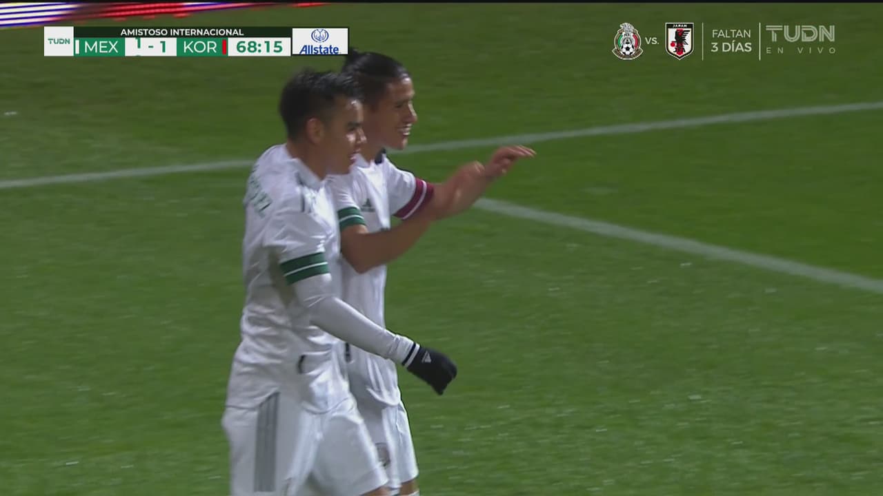 ¡Magia de Orbelín y gol bombeadito de Antuna para 2-1 del Tri!