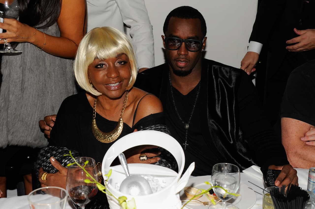 Janice Combs and Sean "Diddy" Comb
