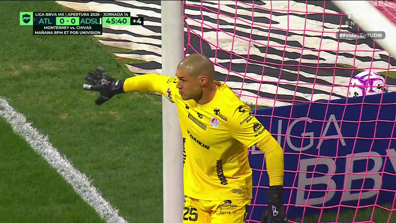 ¡Gibrán Lajud se rifa doble atajadón de locura y le niega el primero de la noche al Atlante!