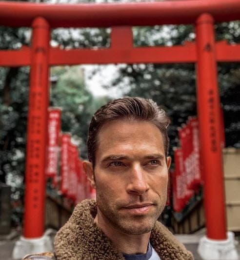 Además de comenzar a grabar algunas escenas, el actor se dio un tiempo para conocer más de la cultura japonesa.