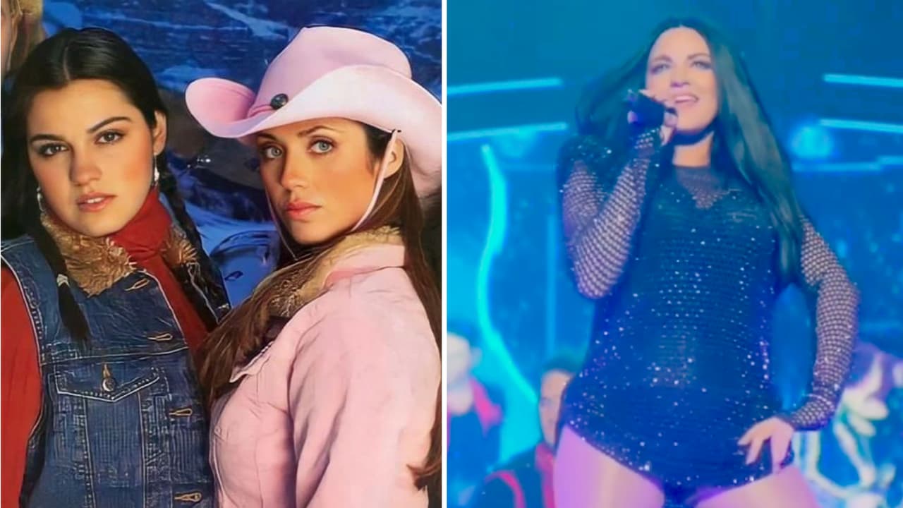 Maite Perroni tuvo un bochornoso error en pleno concierto y Anahí salió en su defensa
