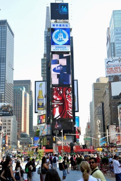 Times Square, corazón de La Gran Manzana, refleja año con año un impacto económico de poco más de $110,000 millones, reveló la organización "Times Square Alliance".