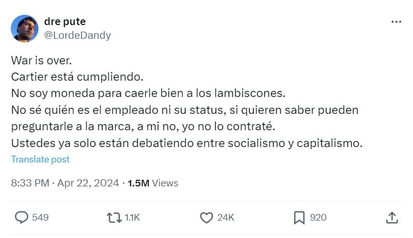 Mexicano gana disputa contra Cartier por aretes que compró a muy bajo costo