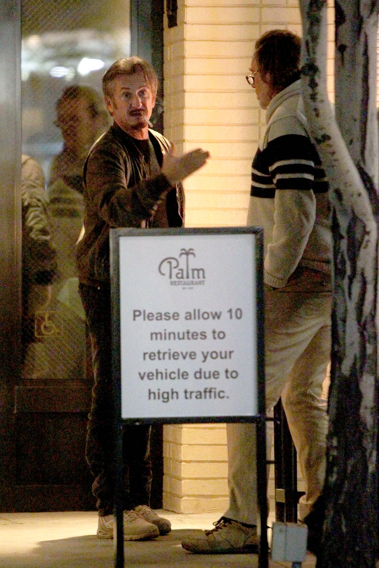 En esta ocasión se le veía muy alterado.