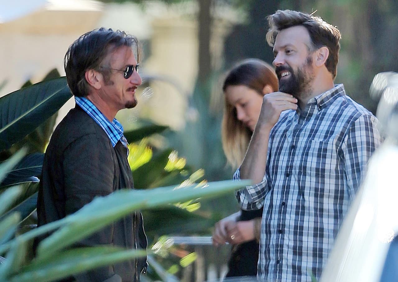 Así fue, Sean se reunió con Jason Sudeikis.