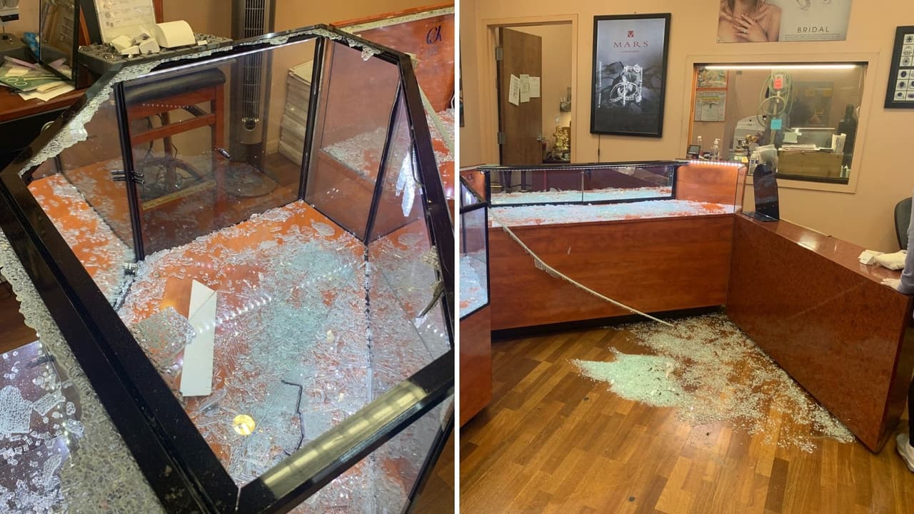 <b>Video.</b> Asaltan joyería a martillazos dentro del centro comercial de Eastridge, en San José.