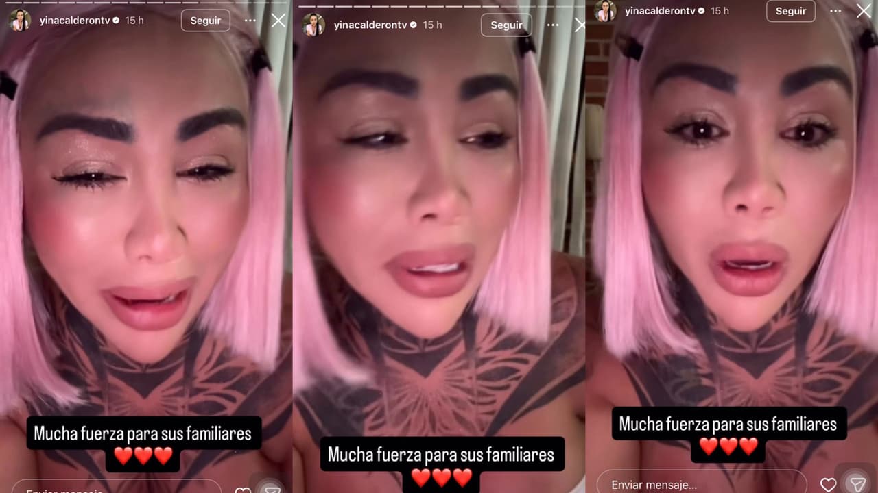 Yina Calderón rompió en llanto al lamentar la muerte de Yeison Jiménez y del novio de su hermana Juliana, quien iba con el cantante en la avioneta siniestrada.