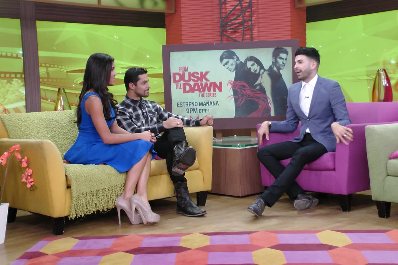 Jomari y Francisca le desearon mucha suerte a Wilmer en este exitoso regreso.