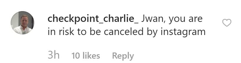 Incluso, lo 
<b>alertaron de que podrían censurarlo en la red social</b>: "Estás en riesgo de ser cancelado por Instagram".
<br>