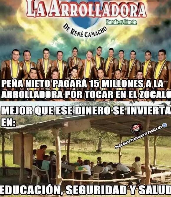 Y en otras imágenes, los usuarios retrataban la realidad por la que está pasando México.