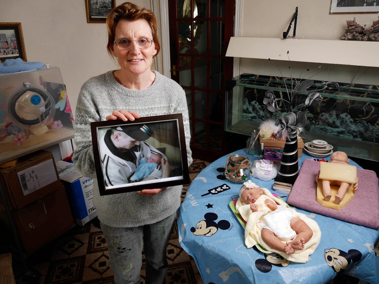 ¡Hizo una réplica de su hijo Vincent cuando era solo un bebé!