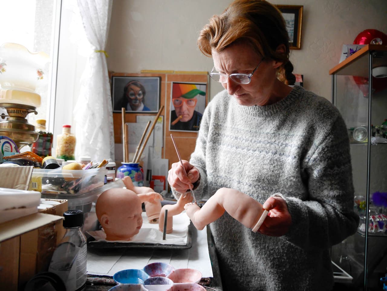 Comenzó a crearlos hace diez años, cuando perdió a su hijo y a su mamá en tan solo cinco meses.