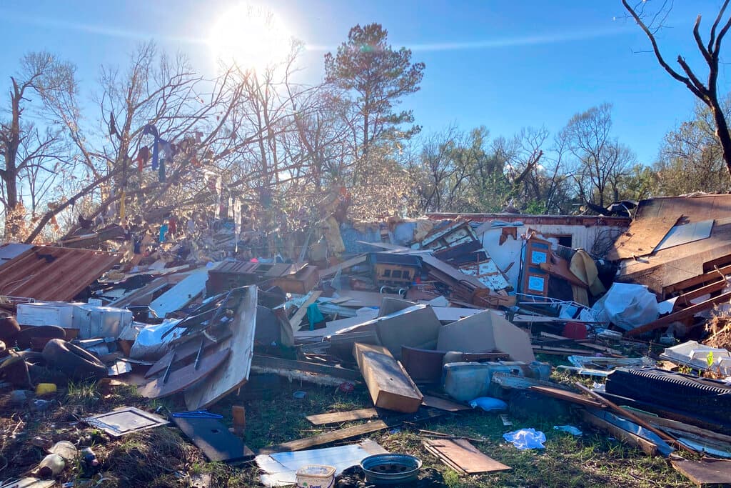Podrá tomarle días al Servicio Meteorológico Nacional determinar si los vientos destructivos que se sintieron en algunos puntos fueron realmente tornados, aunque al menos en Caddo, en Louisiana esto parece claro.