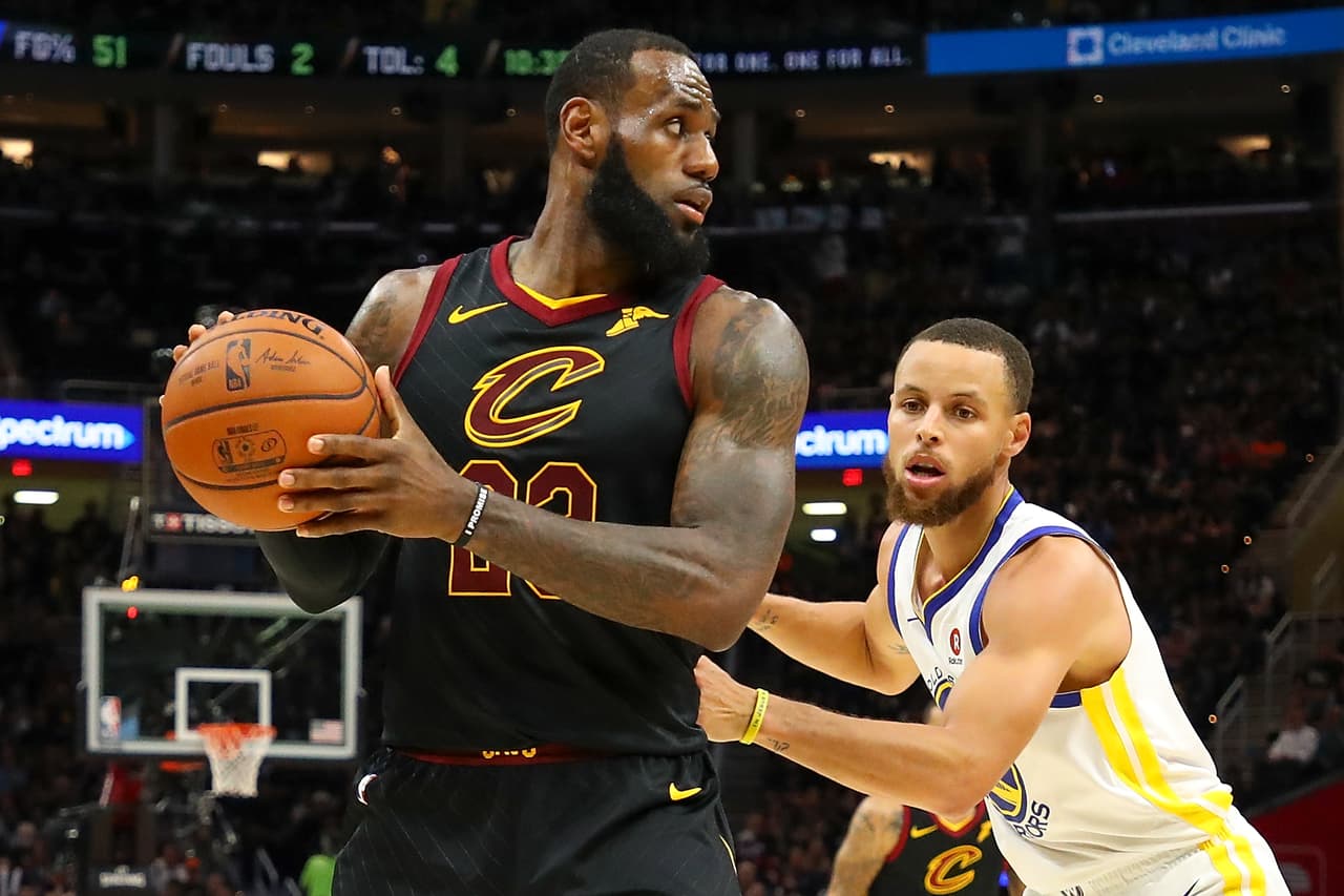 LeBron James y Steph Curry.