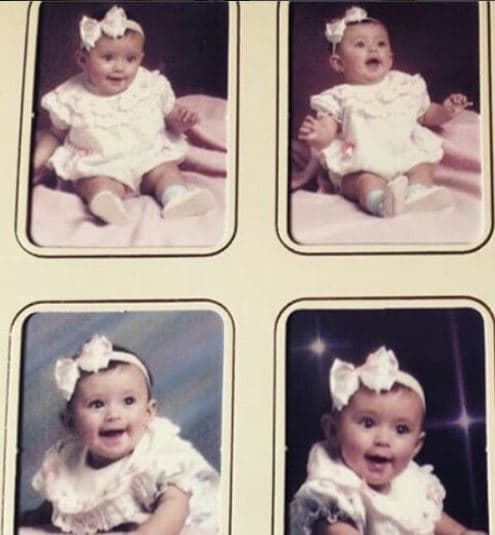 Desde muy chica, Danelly ya amaba las cámaras y daba su mejor sonrisa.