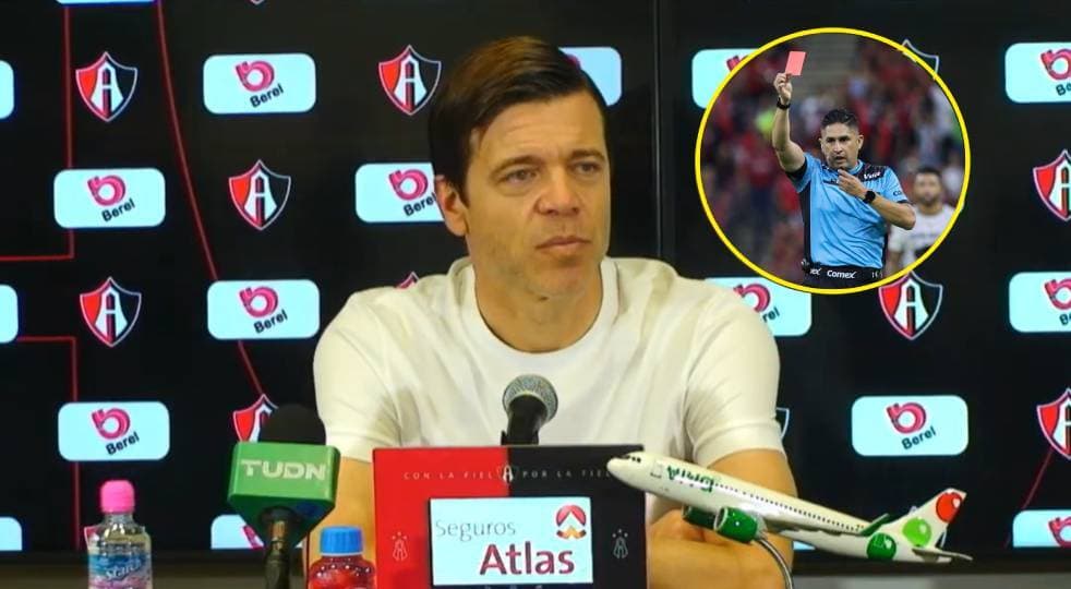 Esteban Solari revela qué dijo al árbitro en polémica con Carrasquilla