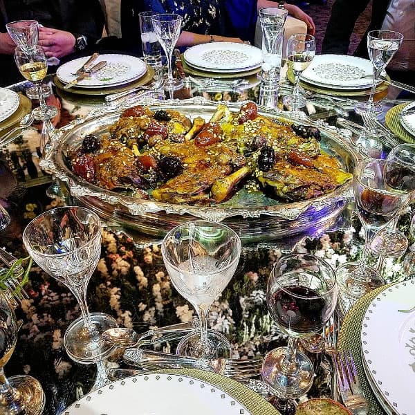 Pudieron degustar comida típica marroquí y también de su cultura.