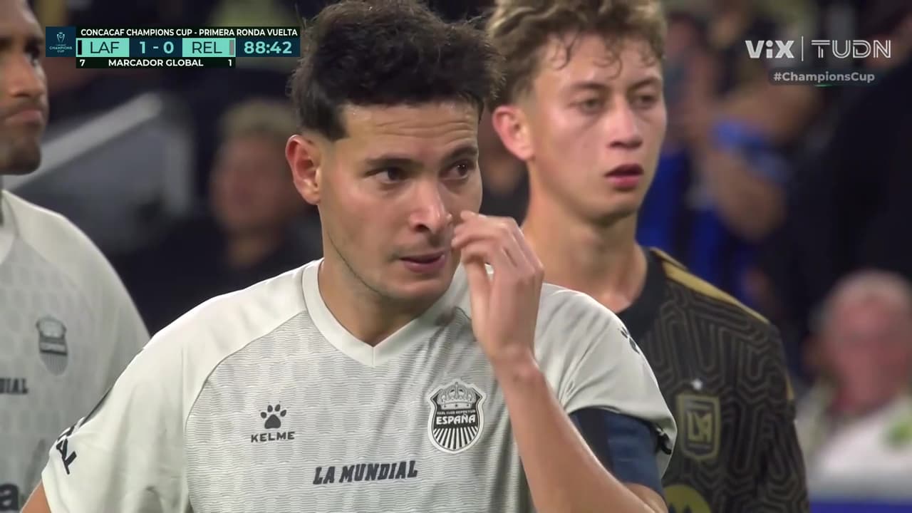 ¡No puede ser! El penal de Real España que Benavídez falla