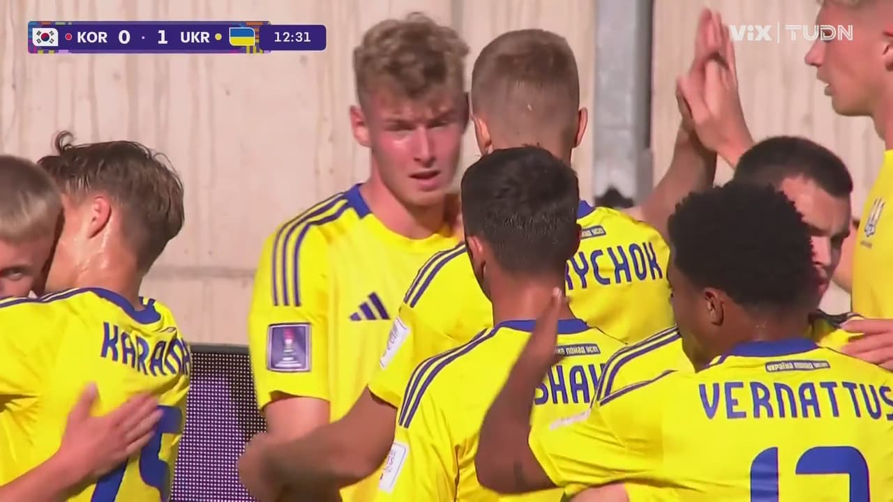 ¡Llegó el primer gol del Mundial Sub-20! Synchuk lo hizo