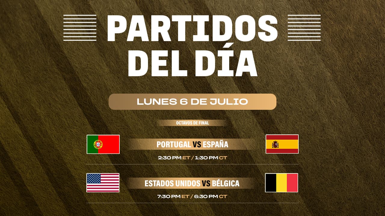 Partidos de Octavos de Final del Mundial 2026 por radio -  6 de julio 