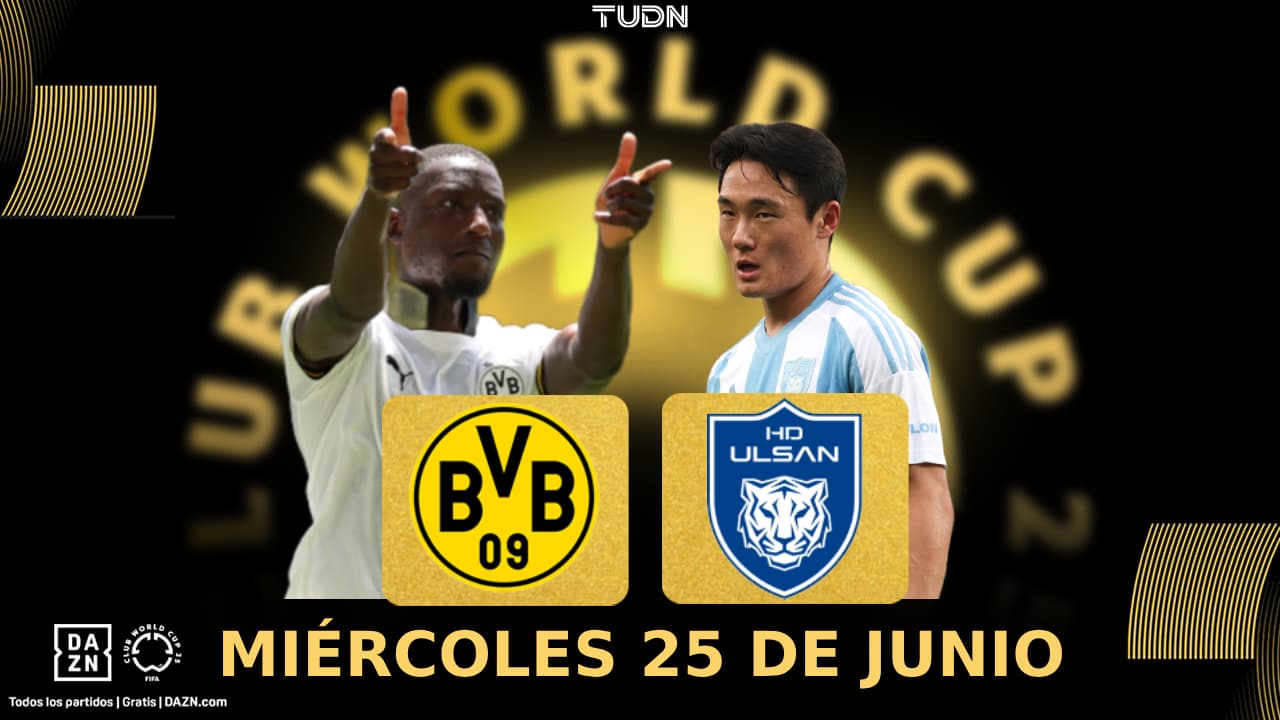 Horario y dónde ver Borussia Dortmund vs. Ulsan Hyundai en Mundial de Clubes