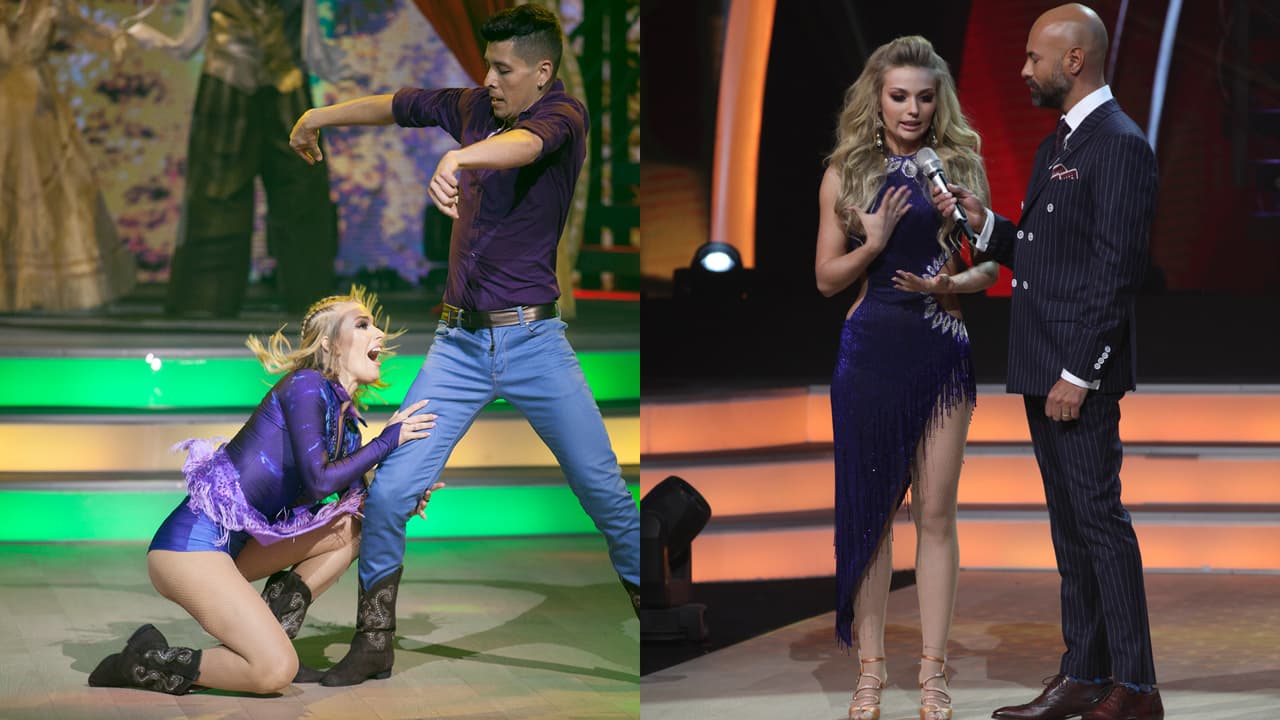 Irina Baeva lesionada en Mira Quién Baila