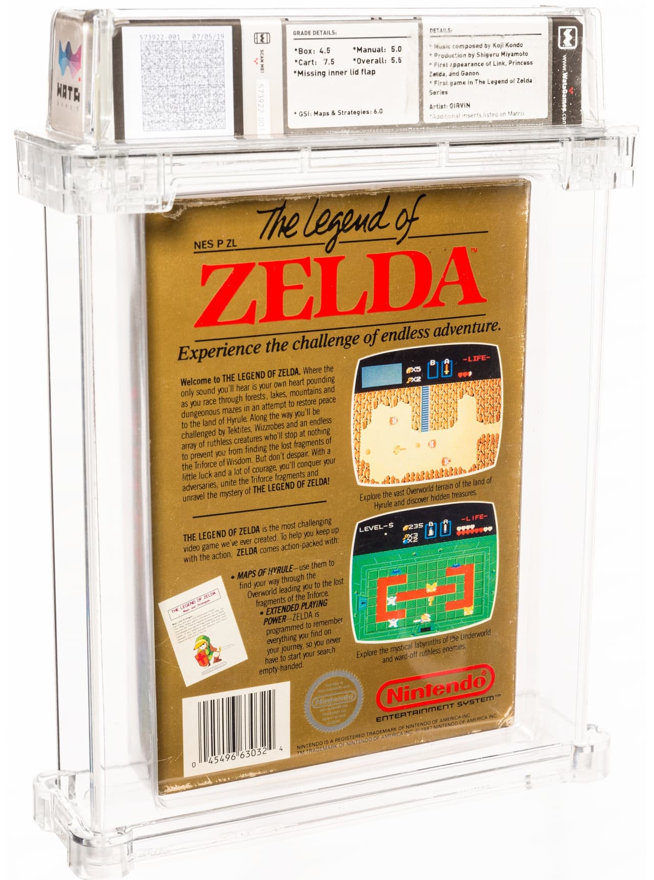 El cartucho original de Zelda de Nintendo Entertainment System (NES) se vendió por $ 870,000 el viernes, lo que lo convirtió brevemente en el juego más caro del mundo.