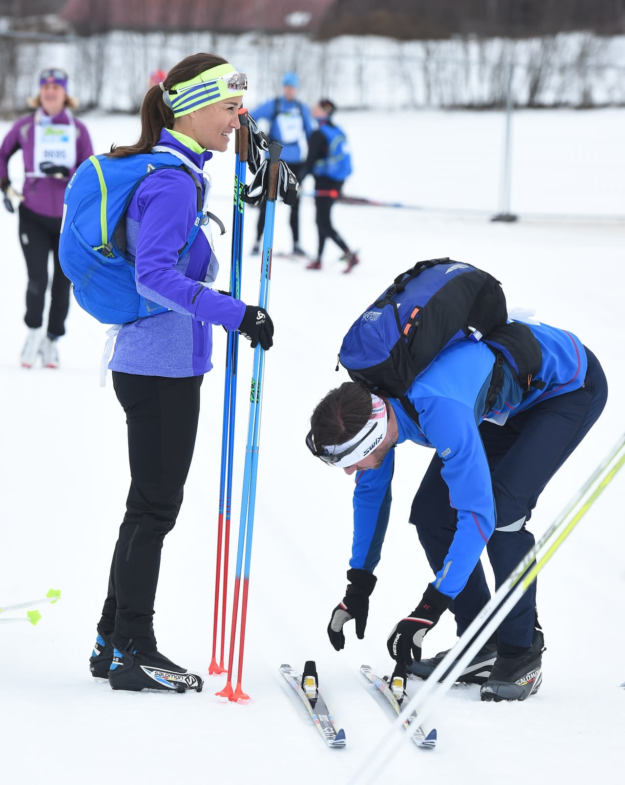 La hermana de Kate Middleton pasó unos días de descanso en Suiza.
