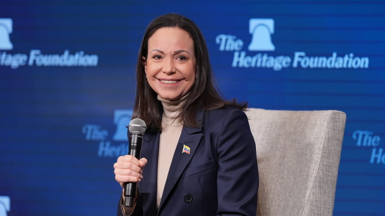 Esta es la conferencia de prensa completa que ofreció María Corina Machado en Washington DC