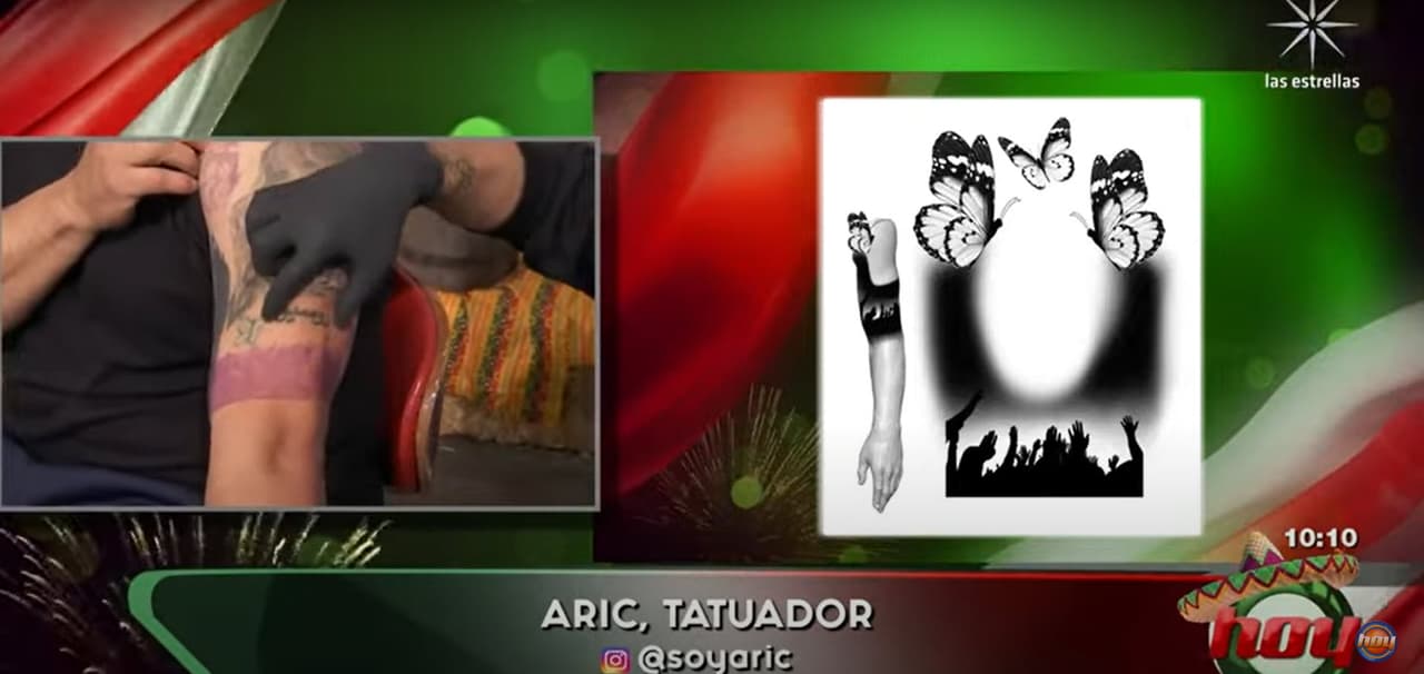 Otro significativo tatuaje que Lupillo tiene debajo de Jenni también será tapado.
<br>