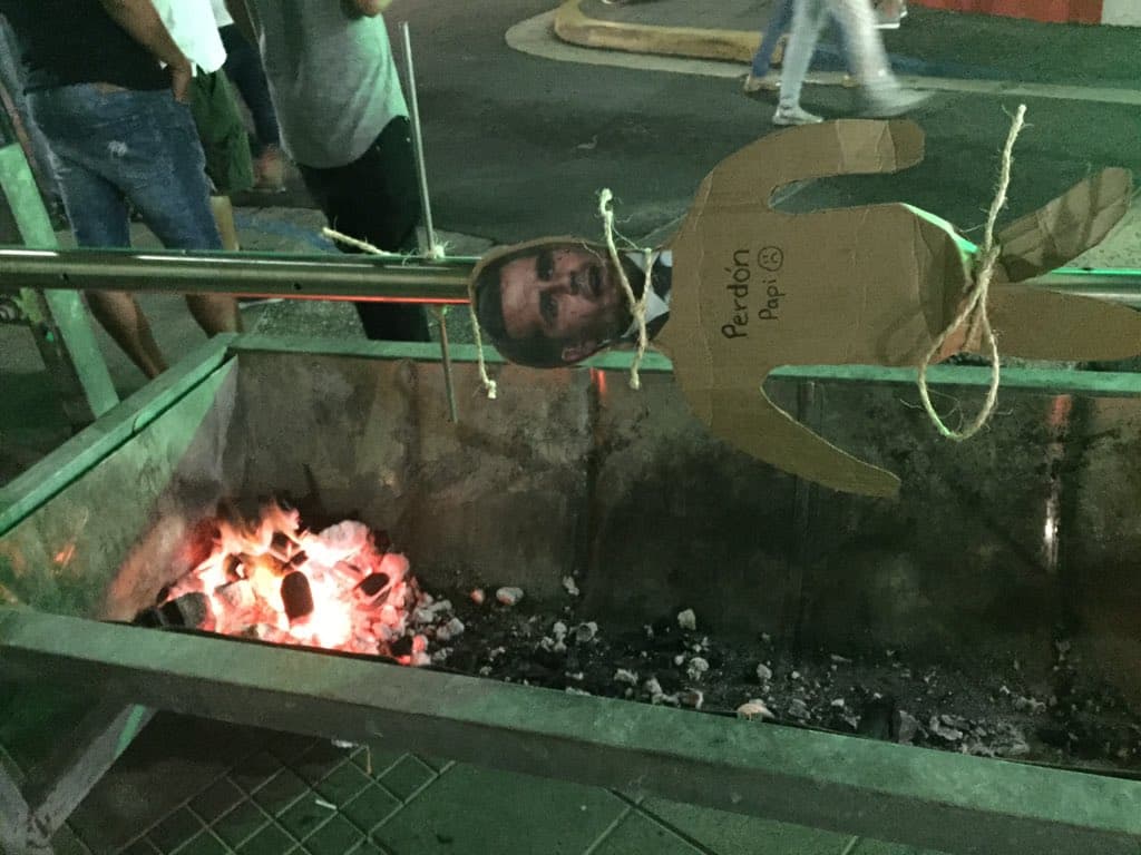 En Aibonito se expresaron de una forma muy peculiar.