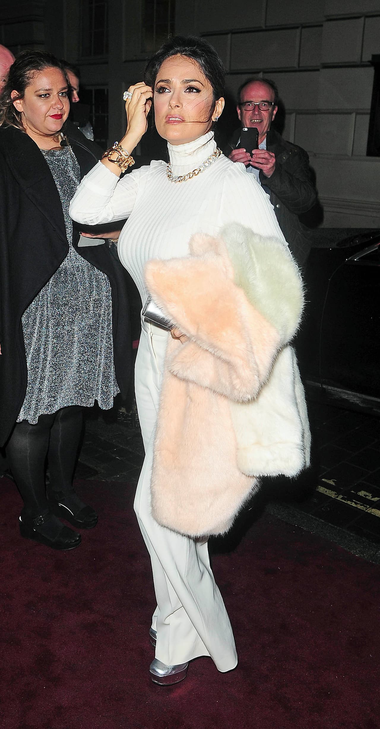 Y la fiesta fue en el exclusivo barrio Covent Garden de Londres.