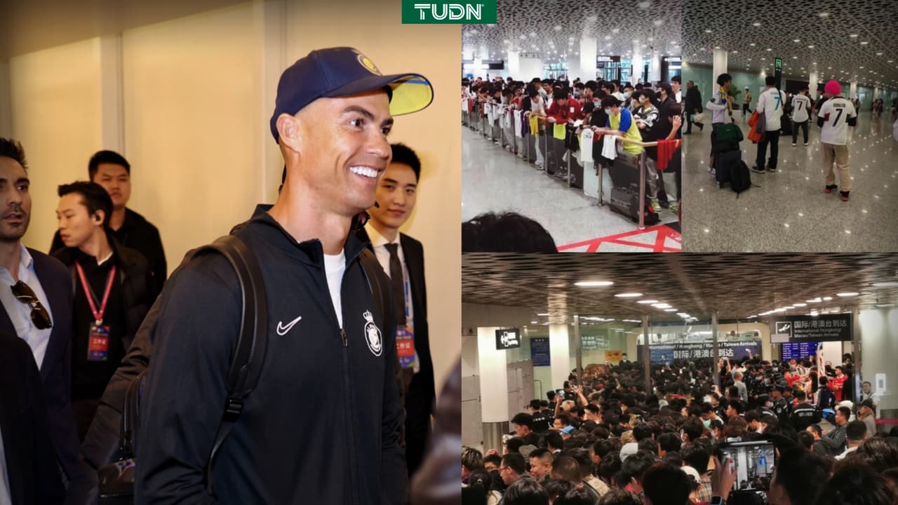 ¡Locura total! Cristiano Ronaldo causa revuelo al llegar a China