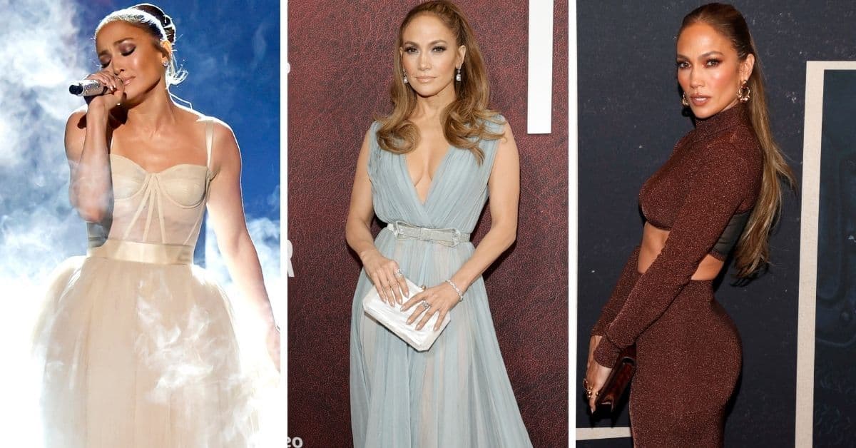 El vestido de encaje de JLo y 9 de sus mejores outfits: a sus 53 años sigue siendo fashionista