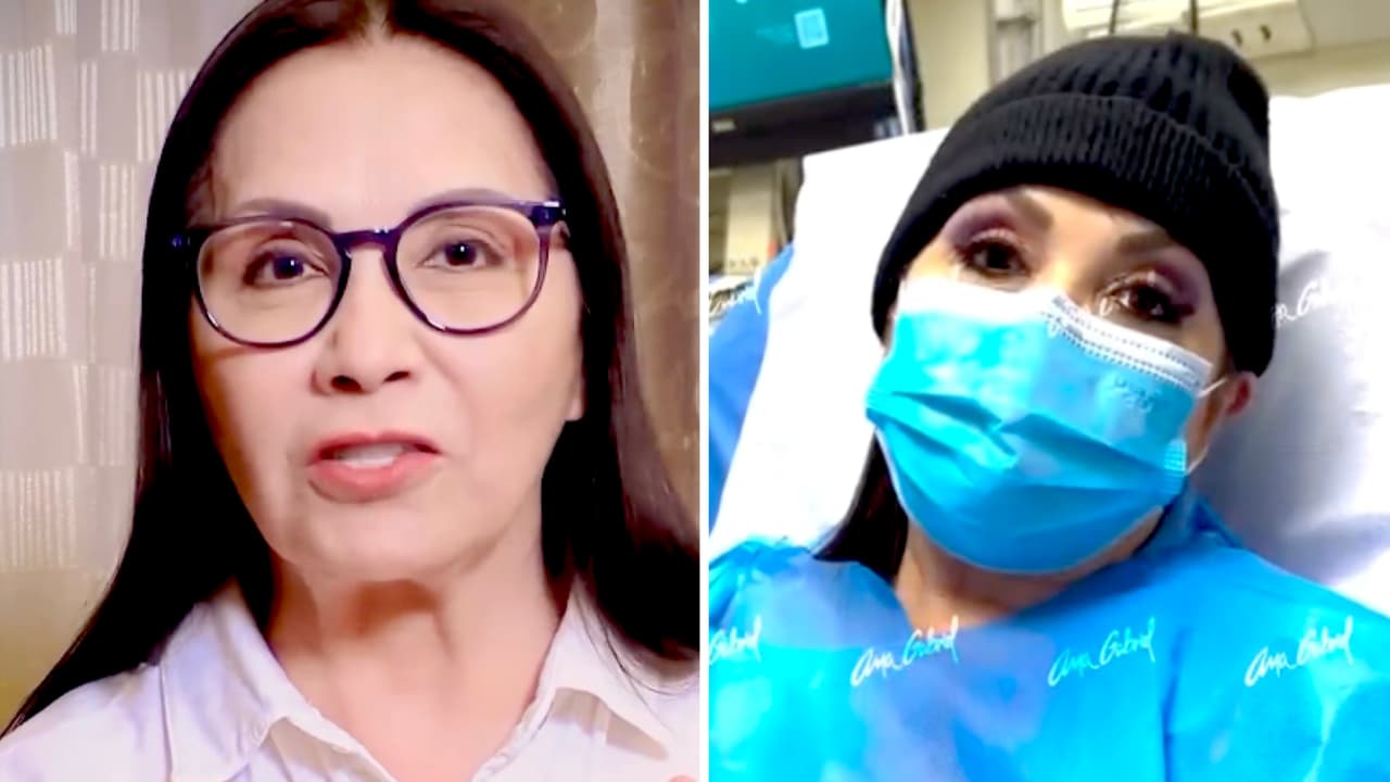 Ana Gabriel habla desde el hospital y pide perdón: "Siento mucha pena"